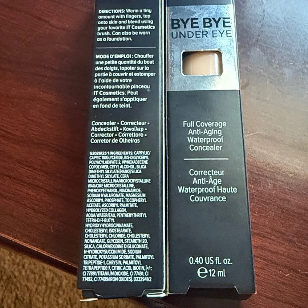 IT Cosmetics Bye Bye Under Eye Concealer - Water-Resistant, 24H Full Coverage